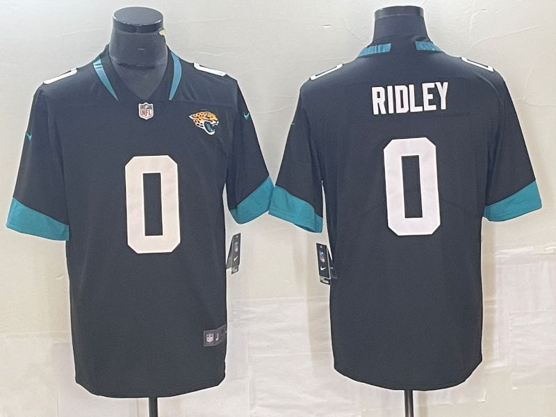 Men Jacksonville Jaguars #0 Ridley Black 2023 Nike Vapor Limited NFL Jersey